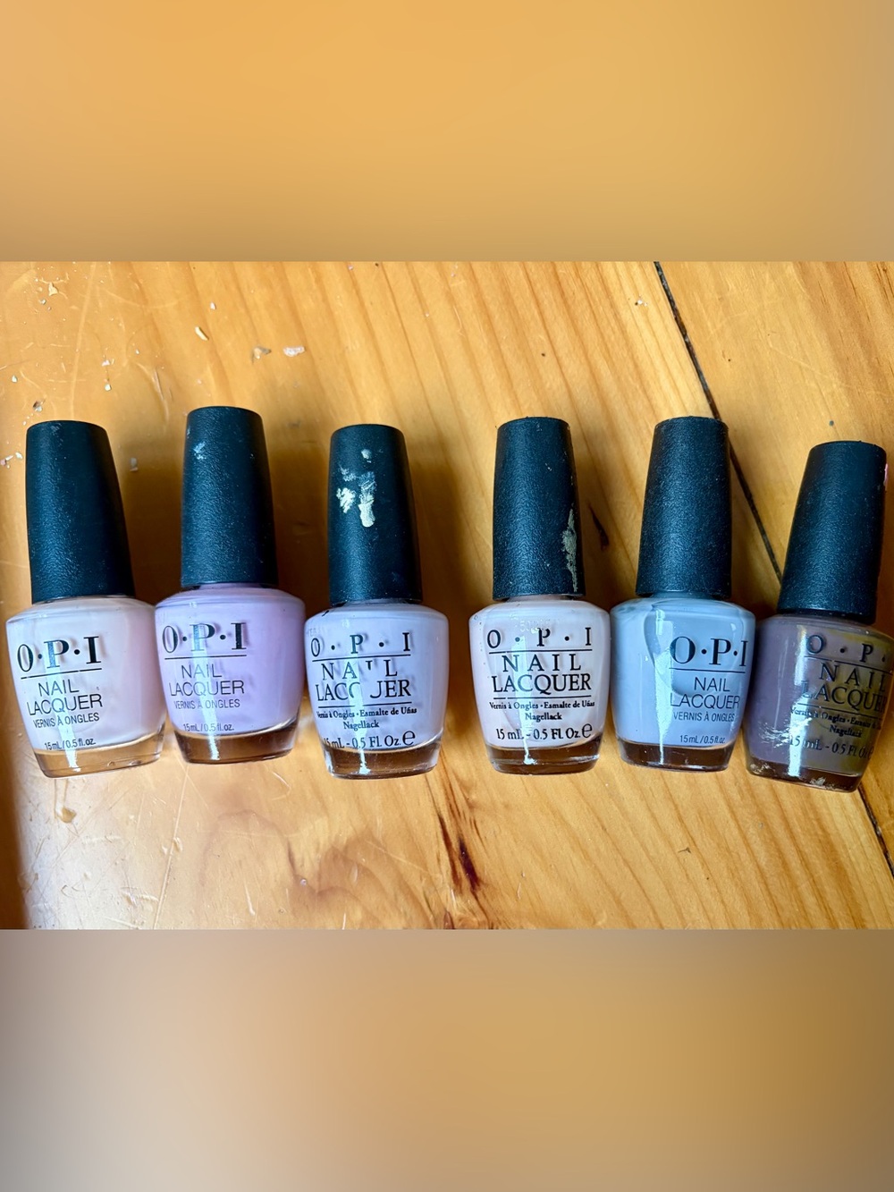 OPI Neutral Nail Polish Bundle Bubble Bath You Don’t Know Jacques Pastel Lot